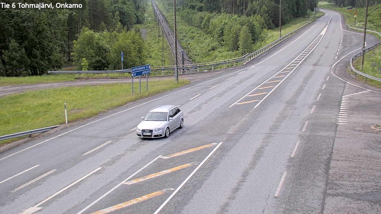 Weather Camera Image Väg 6 Tohmajärvi, Onkamo, Tohmajärvi, Pohjois-Karjala