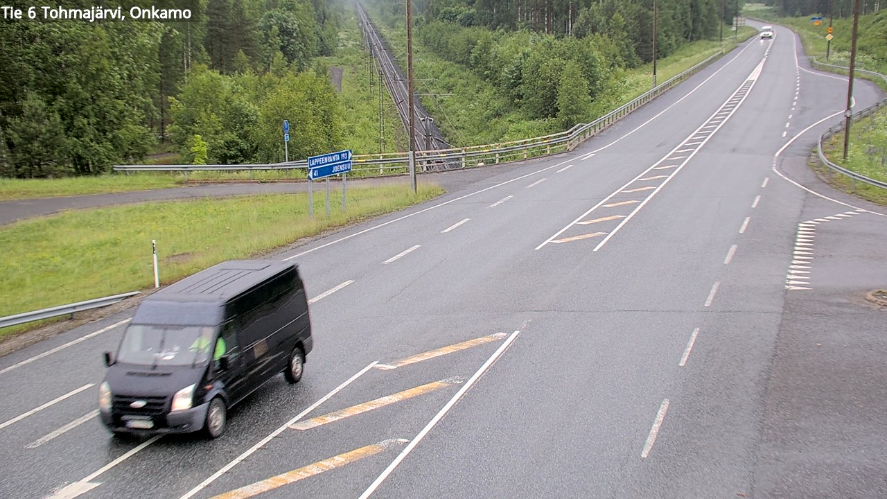 Weather Camera Image Road 6 Tohmajärvi, Onkamo, Tohmajärvi, Pohjois-Karjala