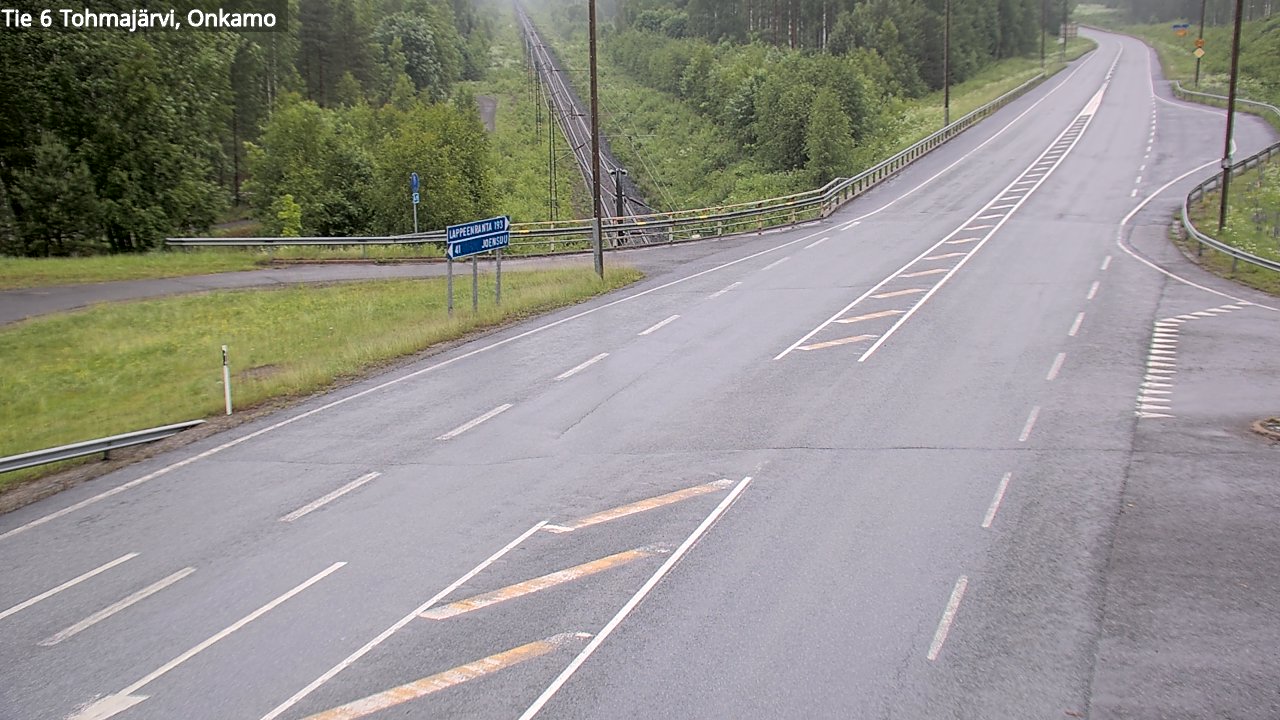 Kelikamerat Kuva Tie 6 Tohmajärvi, Onkamo, Tohmajärvi, Pohjois-Karjala