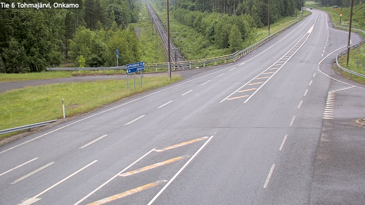 Kelikamerat Kuva Tie 6 Tohmajärvi, Onkamo, Tohmajärvi, Pohjois-Karjala