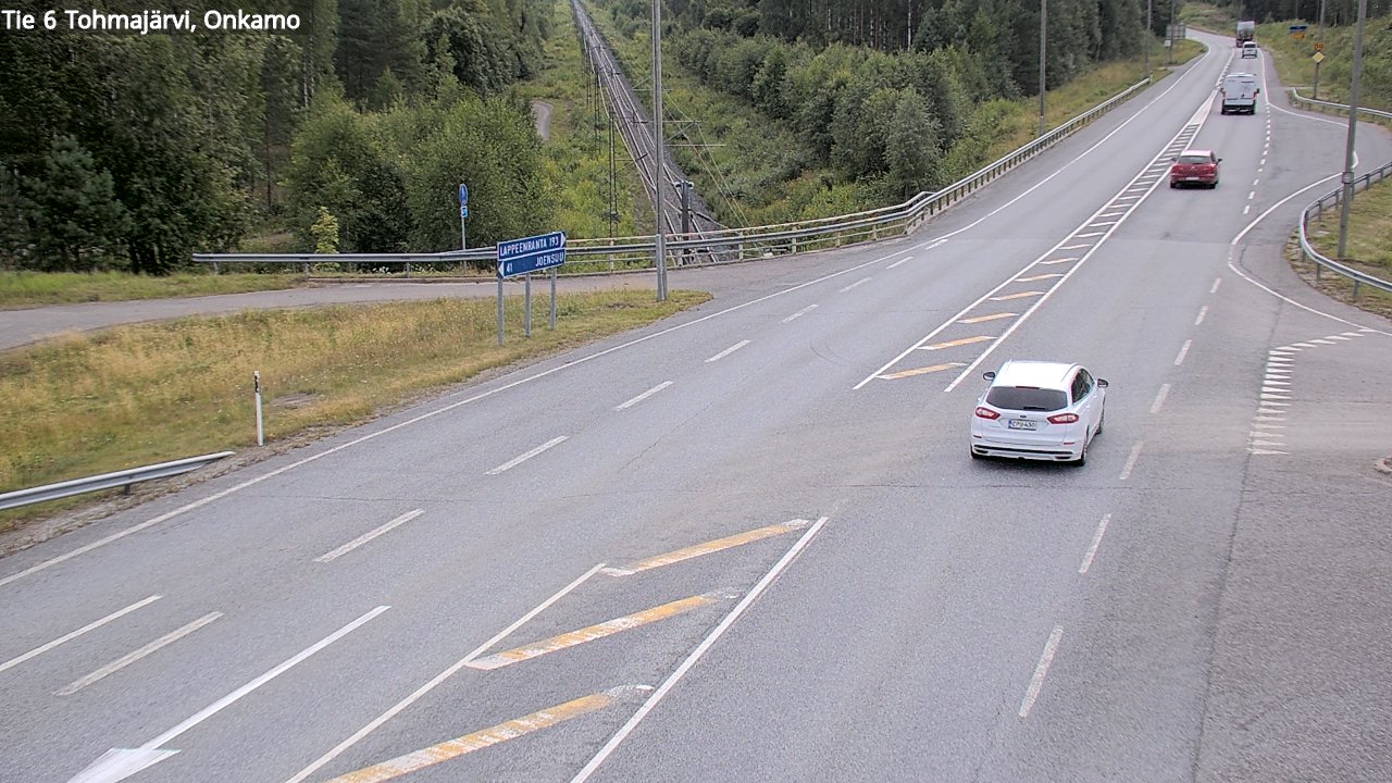 Weather Camera Image Road 6 Tohmajärvi, Onkamo, Tohmajärvi, Pohjois-Karjala