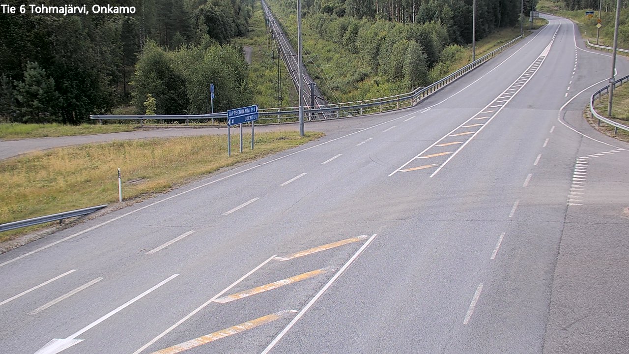 Weather Camera Image Road 6 Tohmajärvi, Onkamo, Tohmajärvi, Pohjois-Karjala