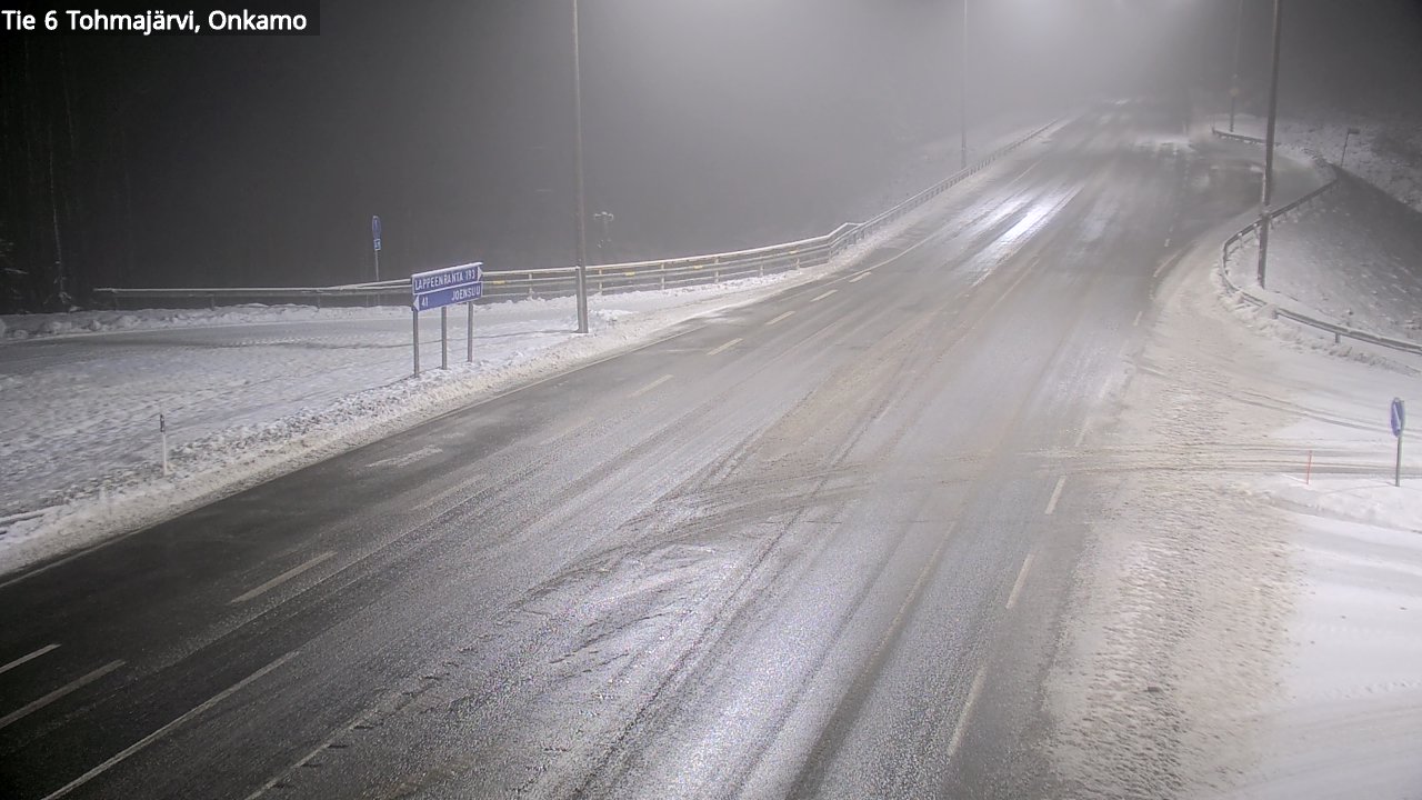 Weather Camera Image Road 6 Tohmajärvi, Onkamo, Tohmajärvi, Pohjois-Karjala