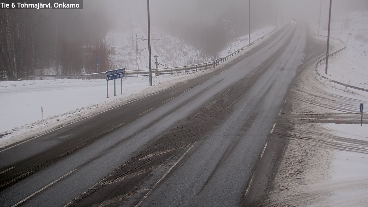 Weather Camera Image Road 6 Tohmajärvi, Onkamo, Tohmajärvi, Pohjois-Karjala