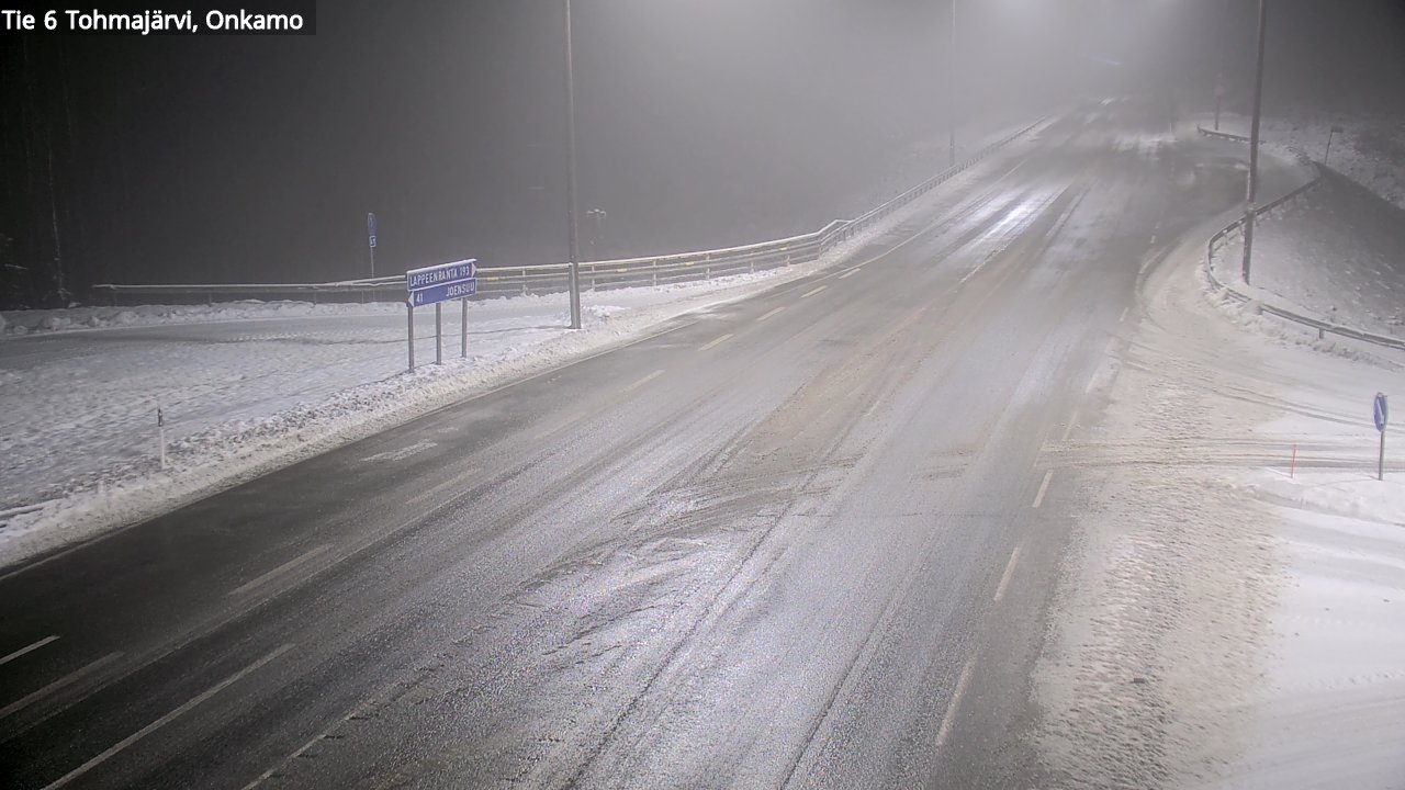Weather Camera Image Road 6 Tohmajärvi, Onkamo, Tohmajärvi, Pohjois-Karjala