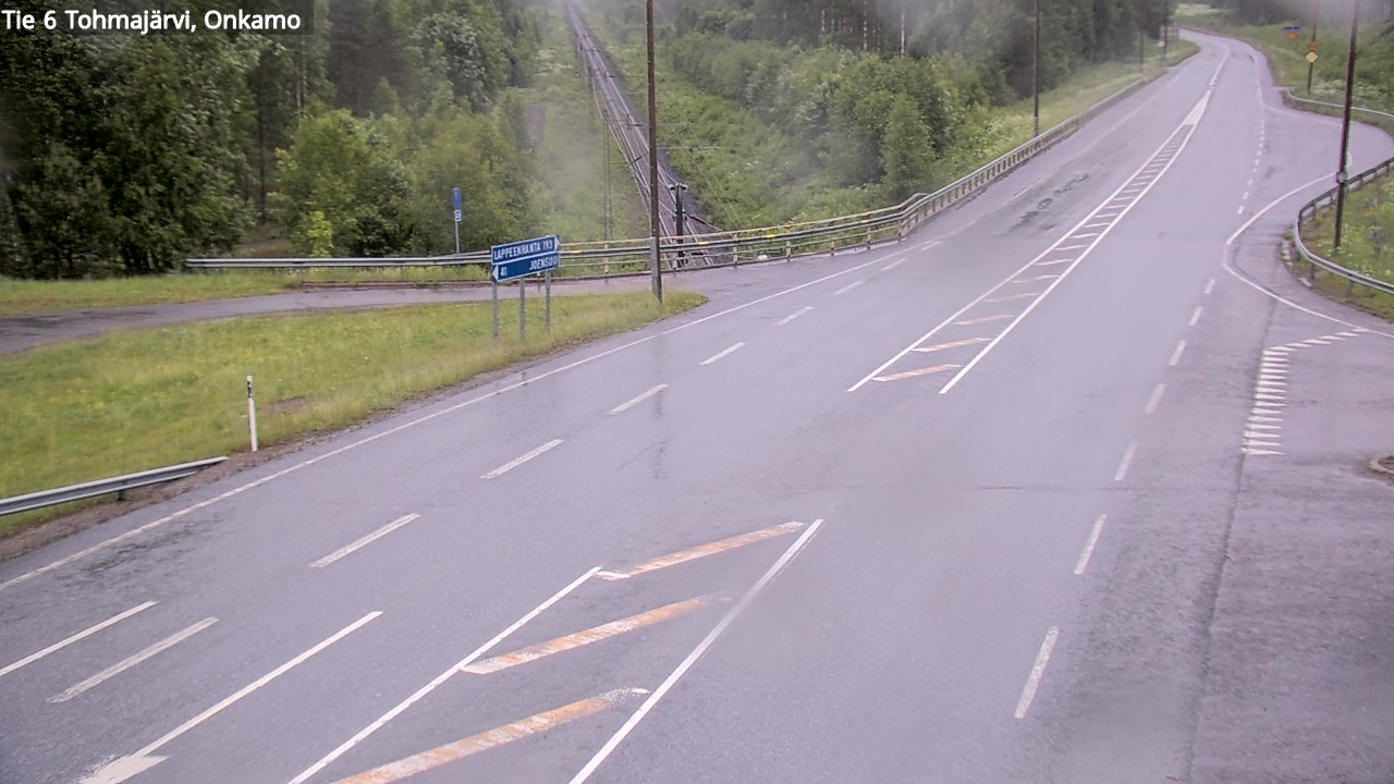 Kelikamerat Kuva Tie 6 Tohmajärvi, Onkamo, Tohmajärvi, Pohjois-Karjala