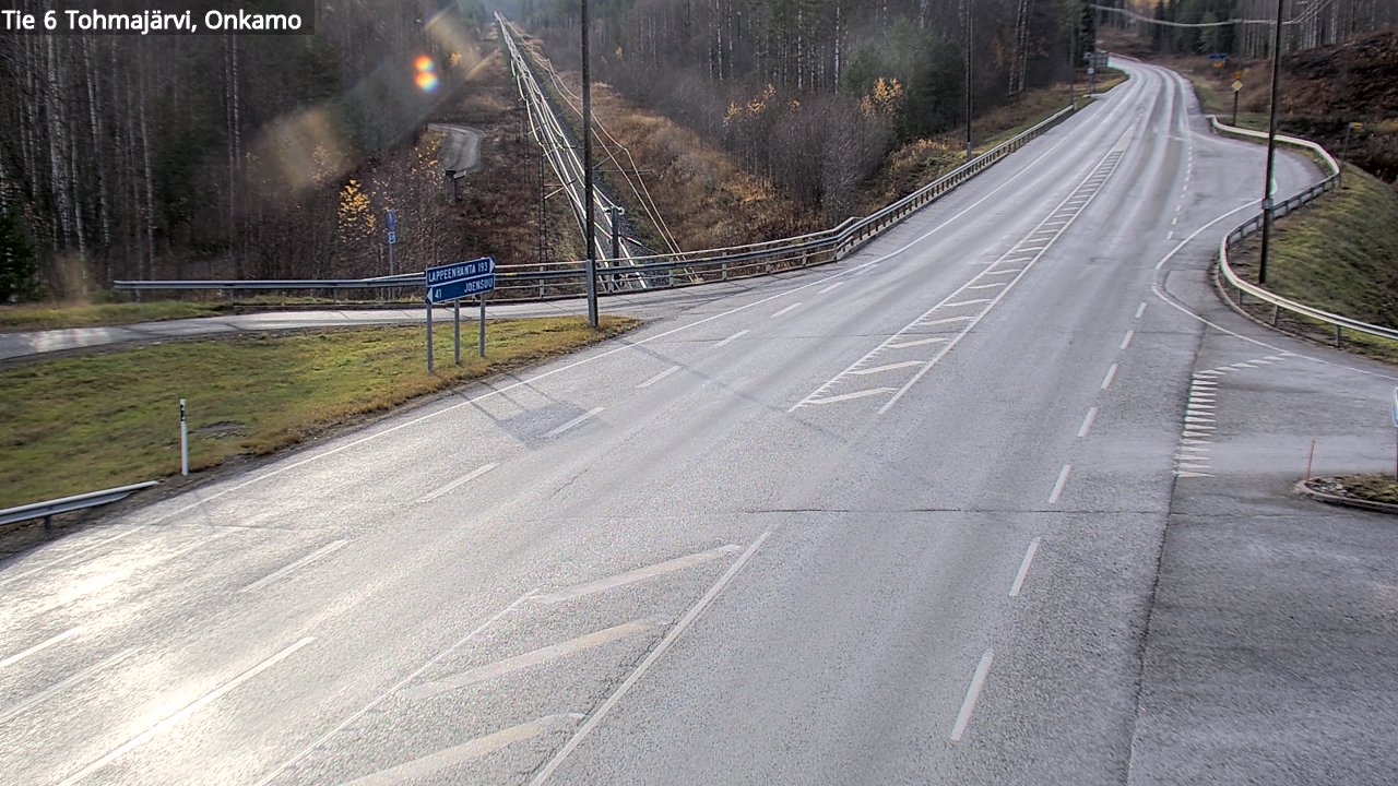 Kelikamerat Kuva Tie 6 Tohmajärvi, Onkamo, Tohmajärvi, Pohjois-Karjala