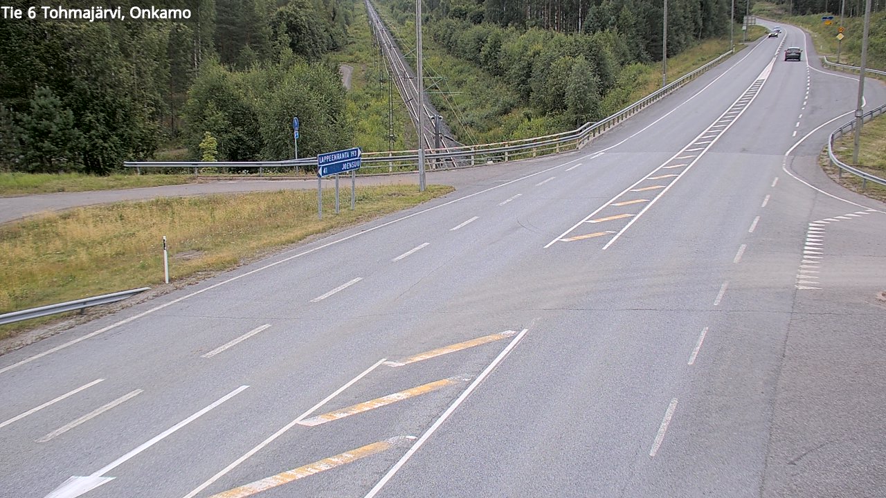 Weather Camera Image Road 6 Tohmajärvi, Onkamo, Tohmajärvi, Pohjois-Karjala