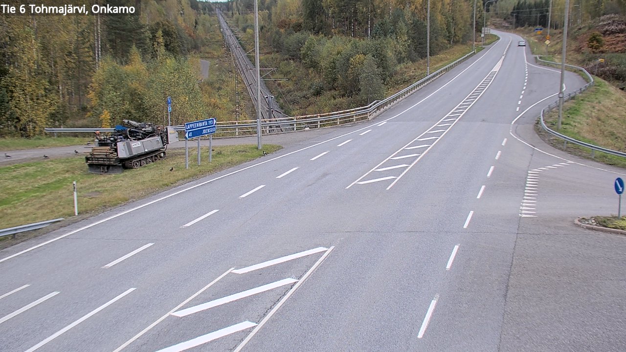 Weather Camera Image Road 6 Tohmajärvi, Onkamo, Tohmajärvi, Pohjois-Karjala