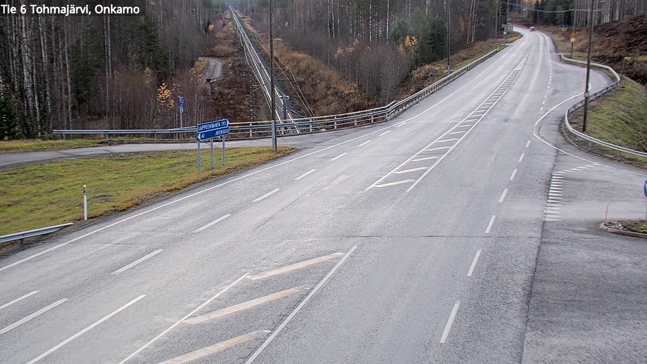 Kelikamerat Kuva Tie 6 Tohmajärvi, Onkamo, Tohmajärvi, Pohjois-Karjala