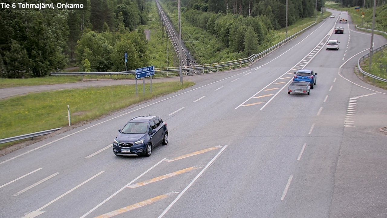 Kelikamerat Kuva Tie 6 Tohmajärvi, Onkamo, Tohmajärvi, Pohjois-Karjala