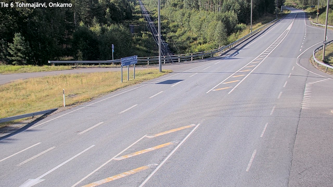 Kelikamerat Kuva Tie 6 Tohmajärvi, Onkamo, Tohmajärvi, Pohjois-Karjala