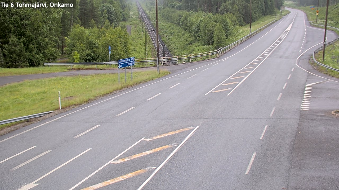 Kelikamerat Kuva Tie 6 Tohmajärvi, Onkamo, Tohmajärvi, Pohjois-Karjala