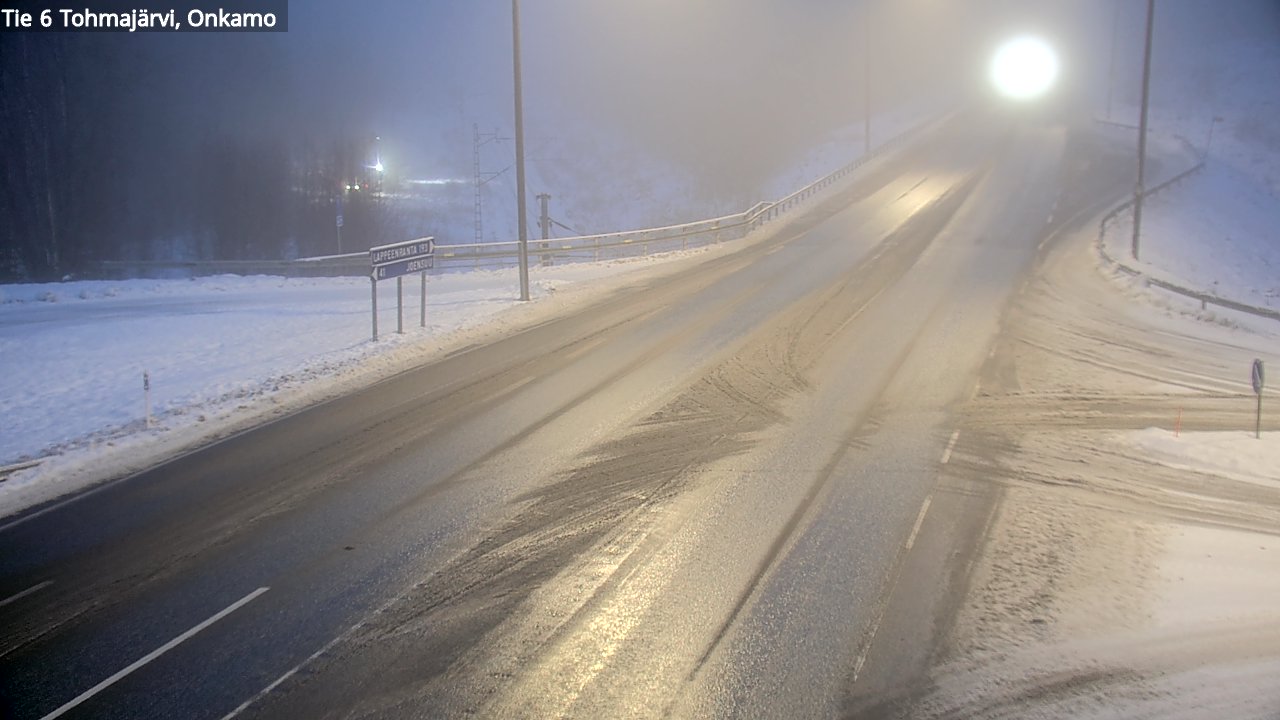 Weather Camera Image Väg 6 Tohmajärvi, Onkamo, Tohmajärvi, Pohjois-Karjala