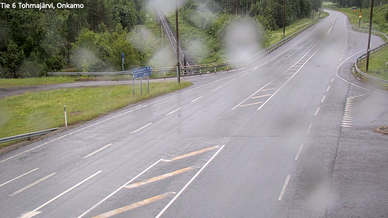 Weather Camera Image Road 6 Tohmajärvi, Onkamo, Tohmajärvi, Pohjois-Karjala
