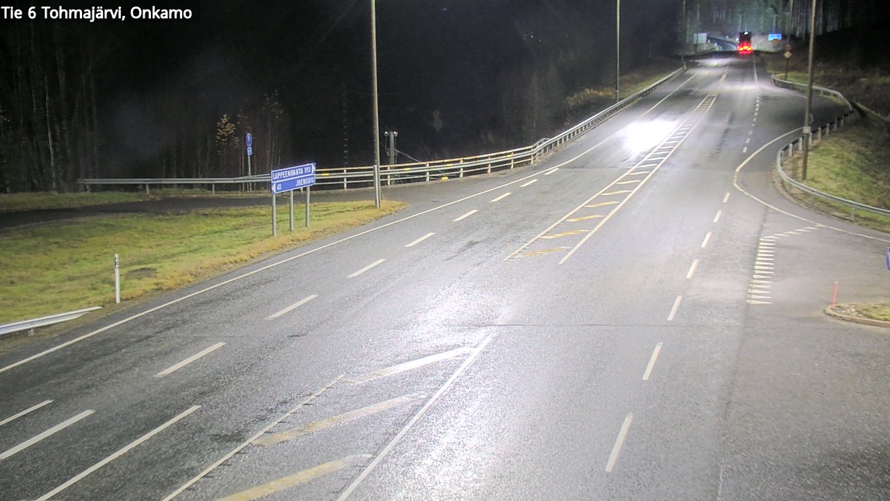 Weather Camera Image Väg 6 Tohmajärvi, Onkamo, Tohmajärvi, Pohjois-Karjala