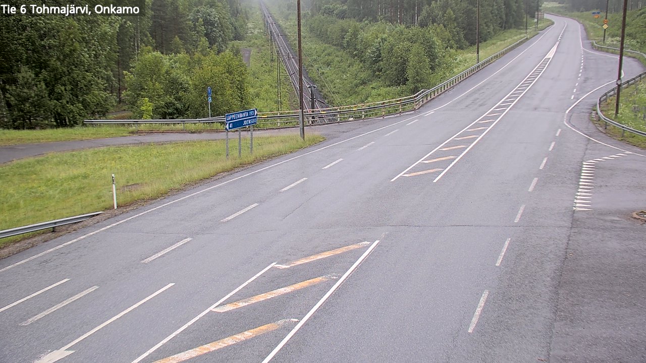 Kelikamerat Kuva Tie 6 Tohmajärvi, Onkamo, Tohmajärvi, Pohjois-Karjala