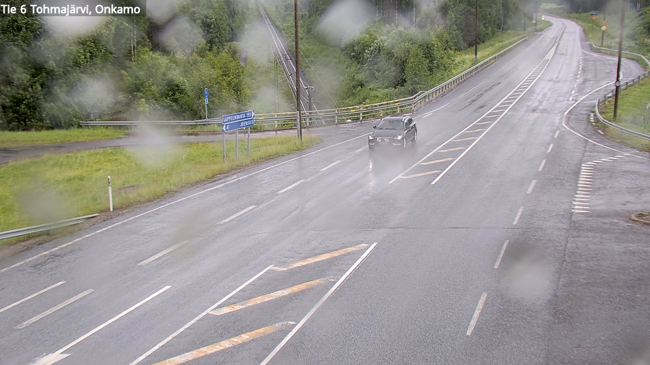 Weather Camera Image Road 6 Tohmajärvi, Onkamo, Tohmajärvi, Pohjois-Karjala