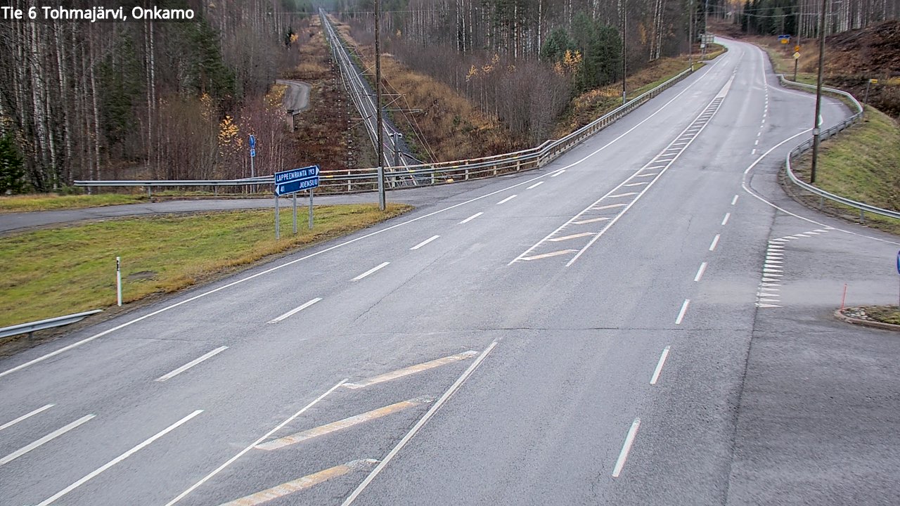 Kelikamerat Kuva Tie 6 Tohmajärvi, Onkamo, Tohmajärvi, Pohjois-Karjala