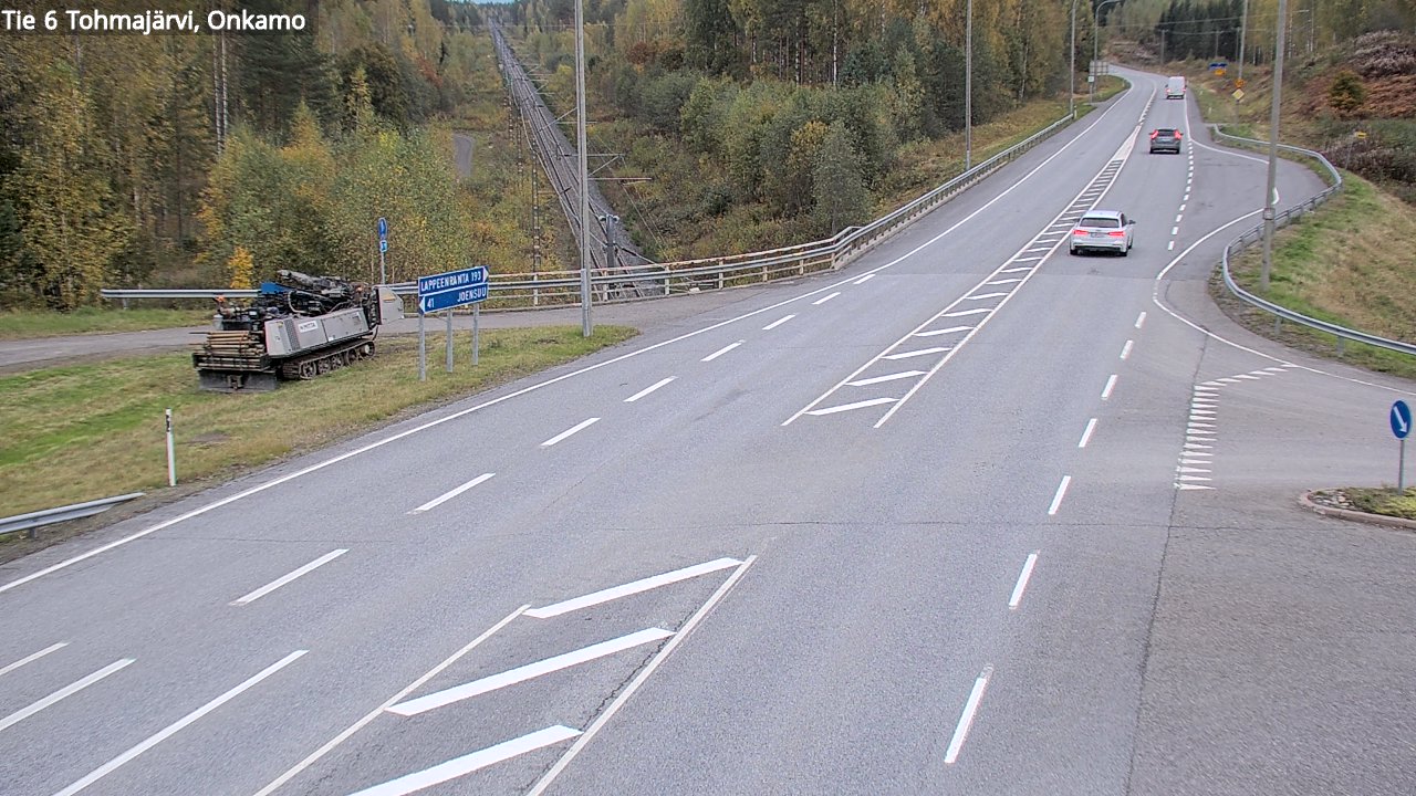 Weather Camera Image Road 6 Tohmajärvi, Onkamo, Tohmajärvi, Pohjois-Karjala