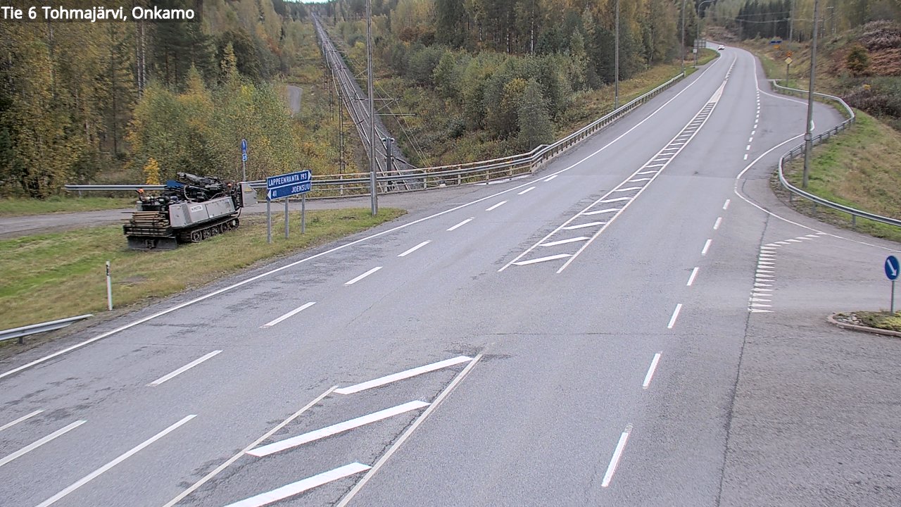 Weather Camera Image Road 6 Tohmajärvi, Onkamo, Tohmajärvi, Pohjois-Karjala