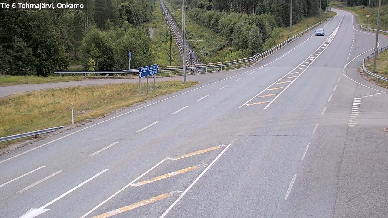 Weather Camera Image Road 6 Tohmajärvi, Onkamo, Tohmajärvi, Pohjois-Karjala