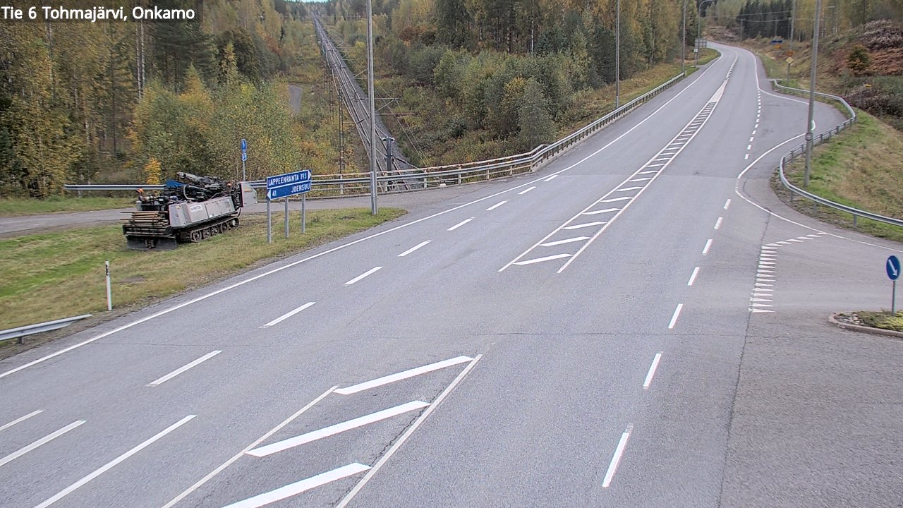 Weather Camera Image Road 6 Tohmajärvi, Onkamo, Tohmajärvi, Pohjois-Karjala