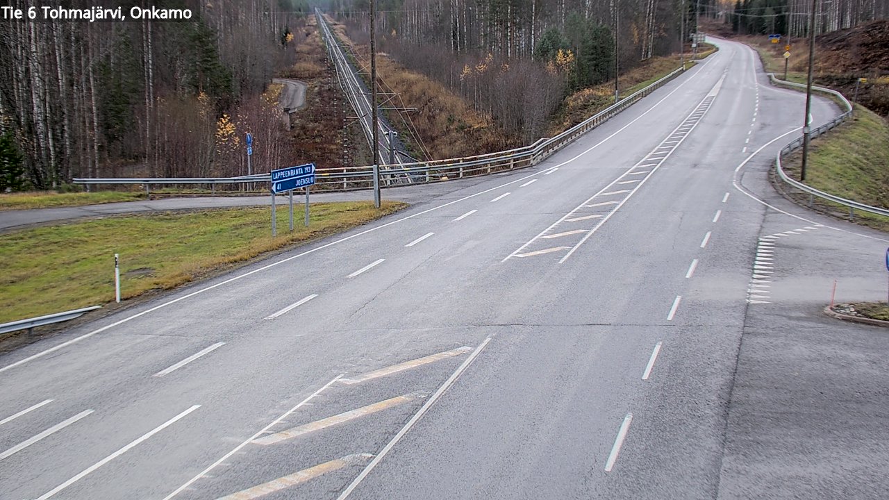 Kelikamerat Kuva Tie 6 Tohmajärvi, Onkamo, Tohmajärvi, Pohjois-Karjala