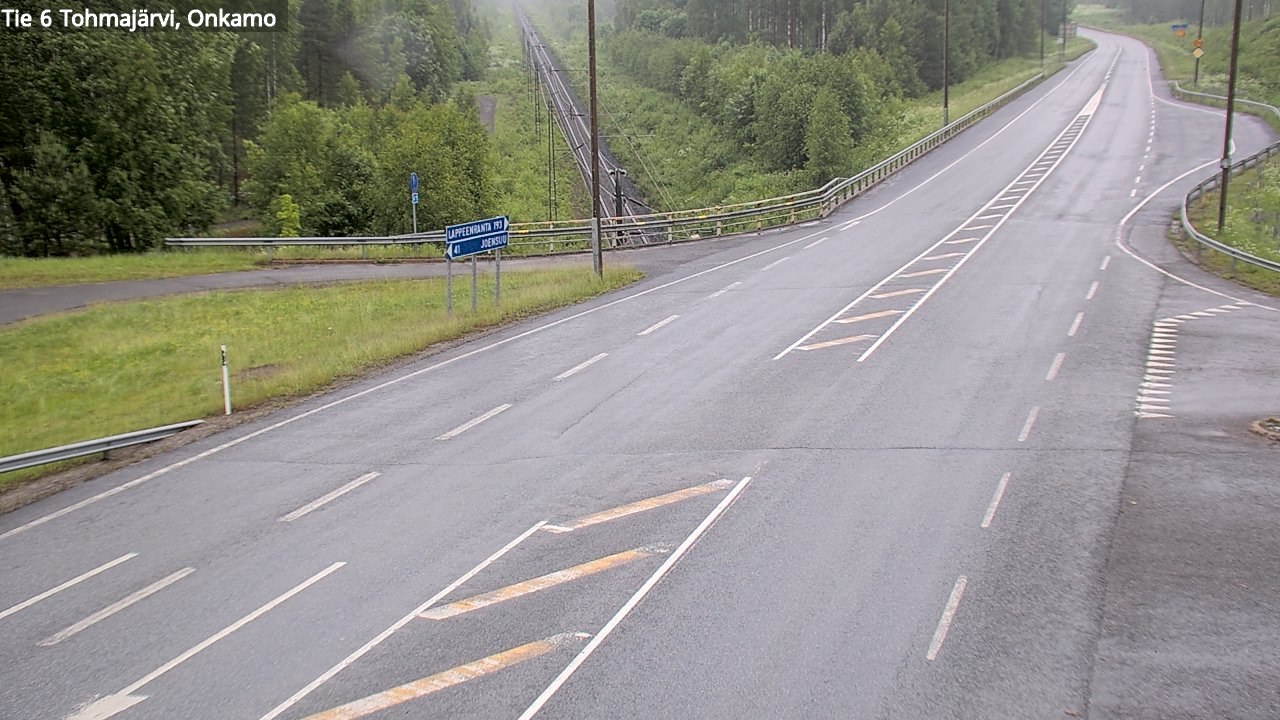 Kelikamerat Kuva Tie 6 Tohmajärvi, Onkamo, Tohmajärvi, Pohjois-Karjala