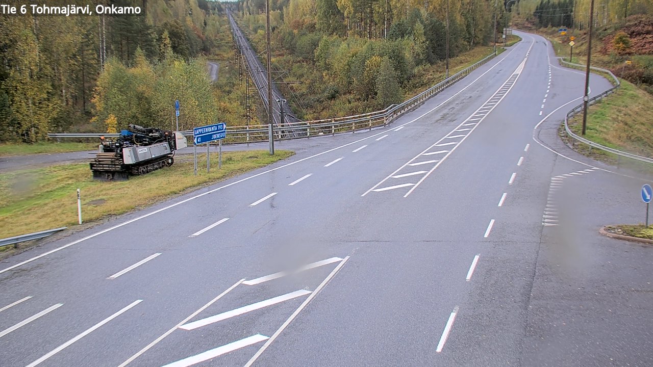 Weather Camera Image Road 6 Tohmajärvi, Onkamo, Tohmajärvi, Pohjois-Karjala