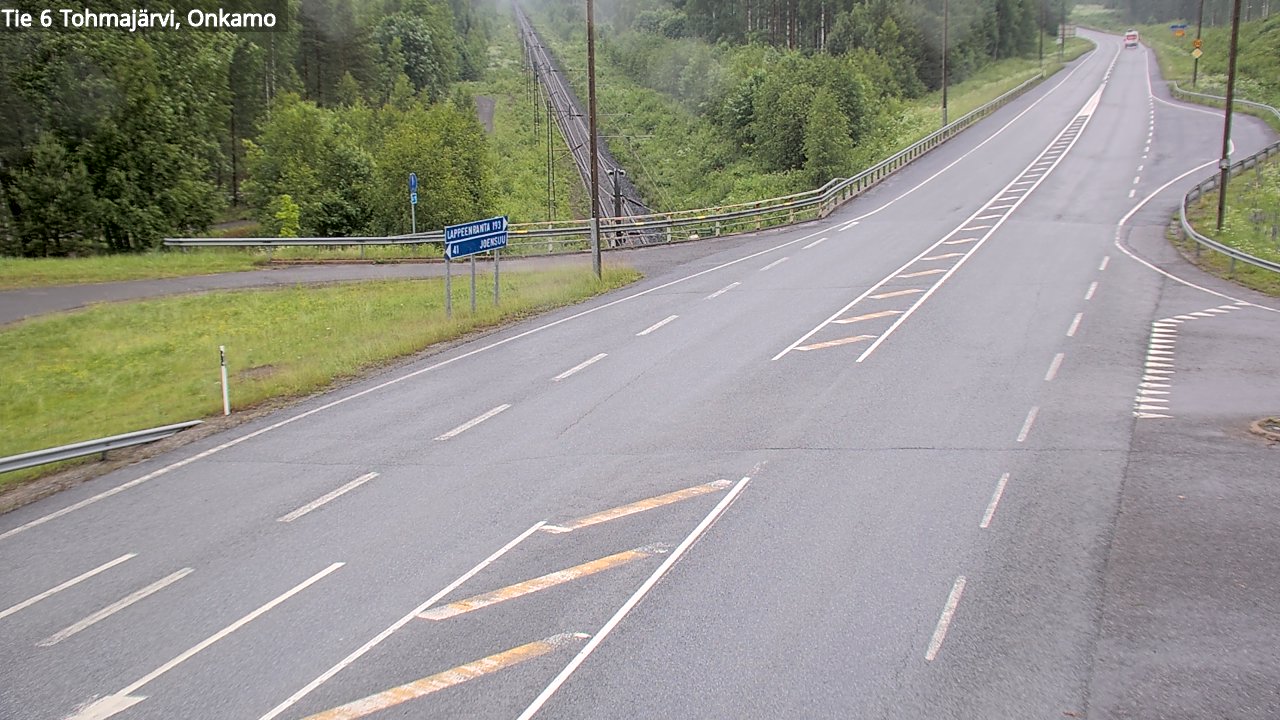 Kelikamerat Kuva Tie 6 Tohmajärvi, Onkamo, Tohmajärvi, Pohjois-Karjala