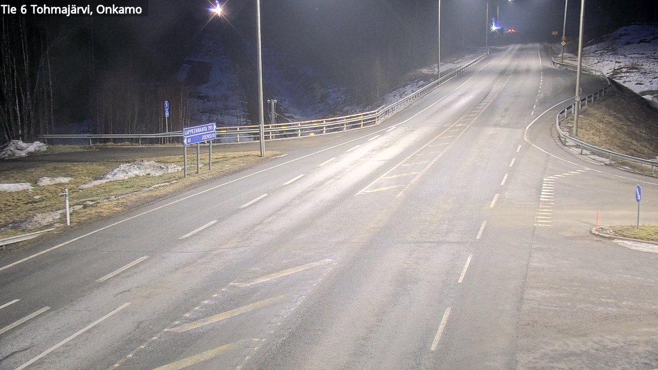Weather Camera Image Väg 6 Tohmajärvi, Onkamo, Tohmajärvi, Pohjois-Karjala