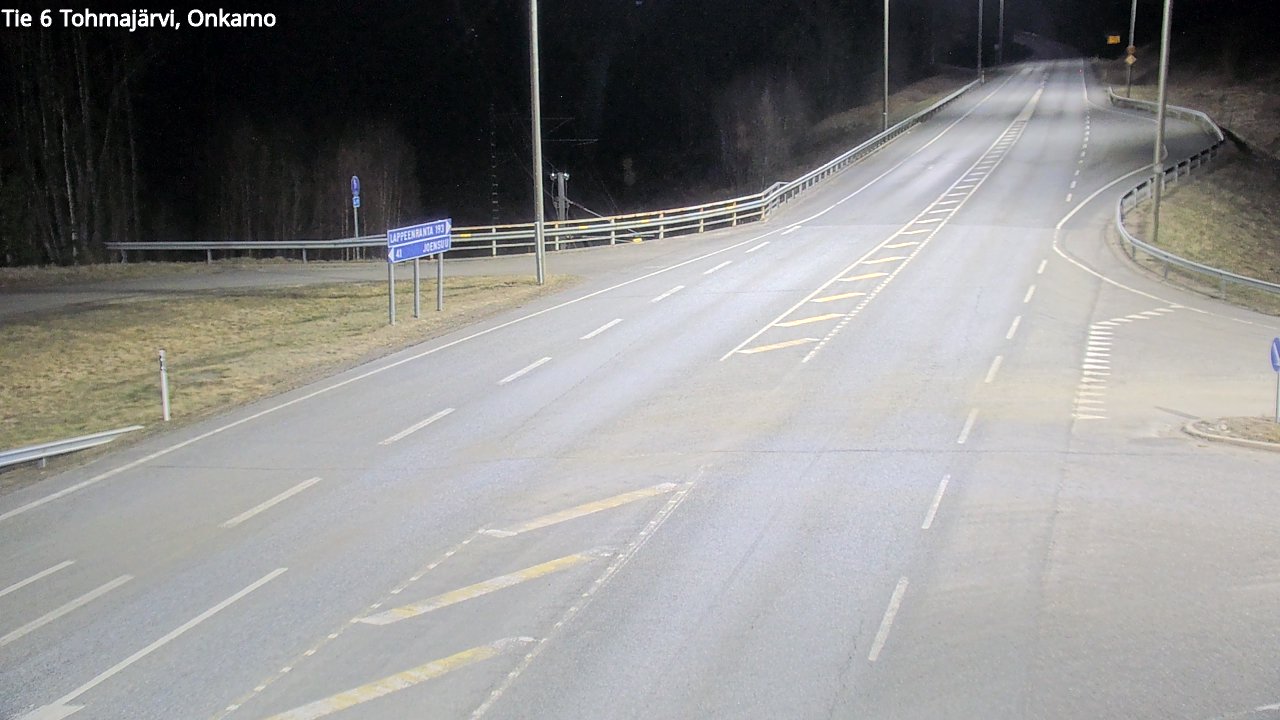 Weather Camera Image Road 6 Tohmajärvi, Onkamo, Tohmajärvi, Pohjois-Karjala