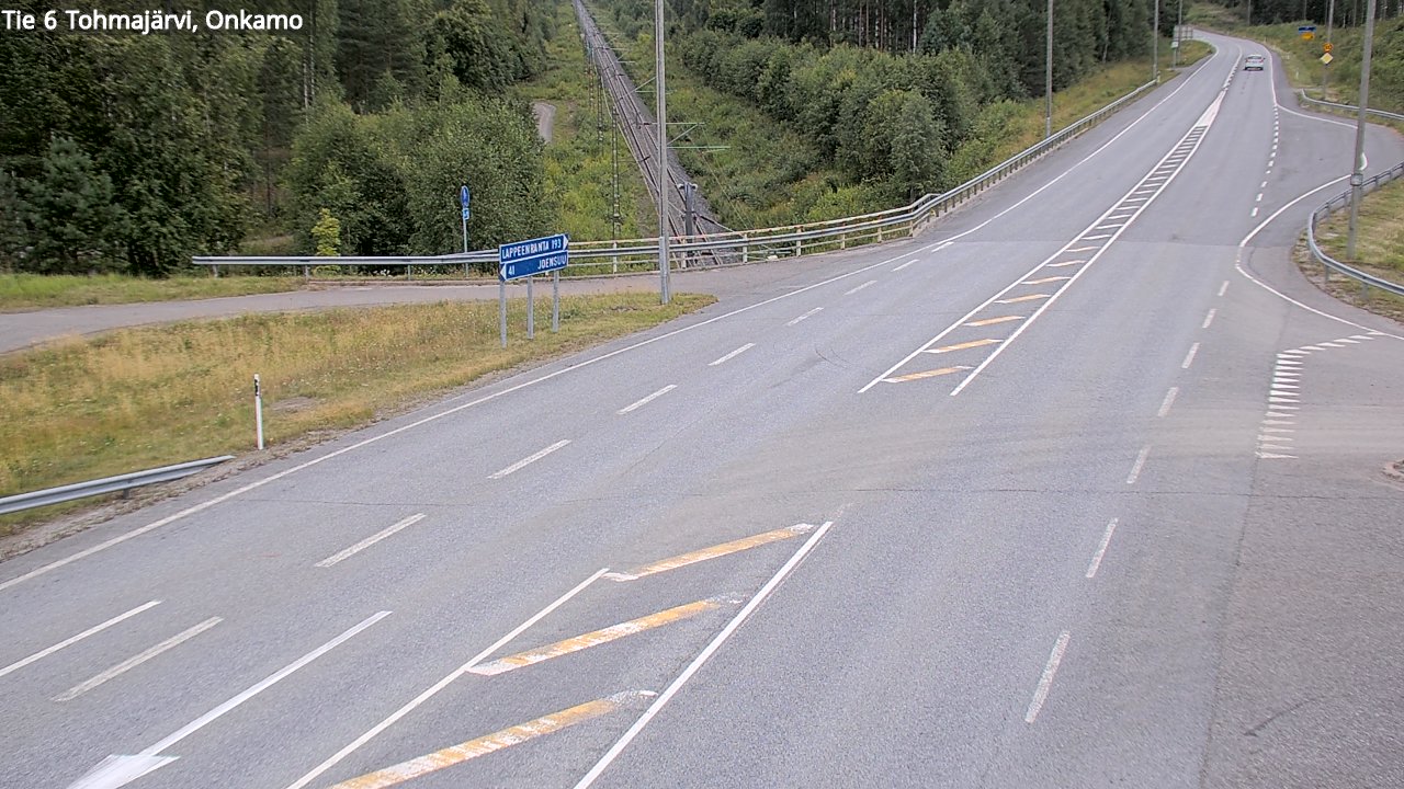 Weather Camera Image Road 6 Tohmajärvi, Onkamo, Tohmajärvi, Pohjois-Karjala