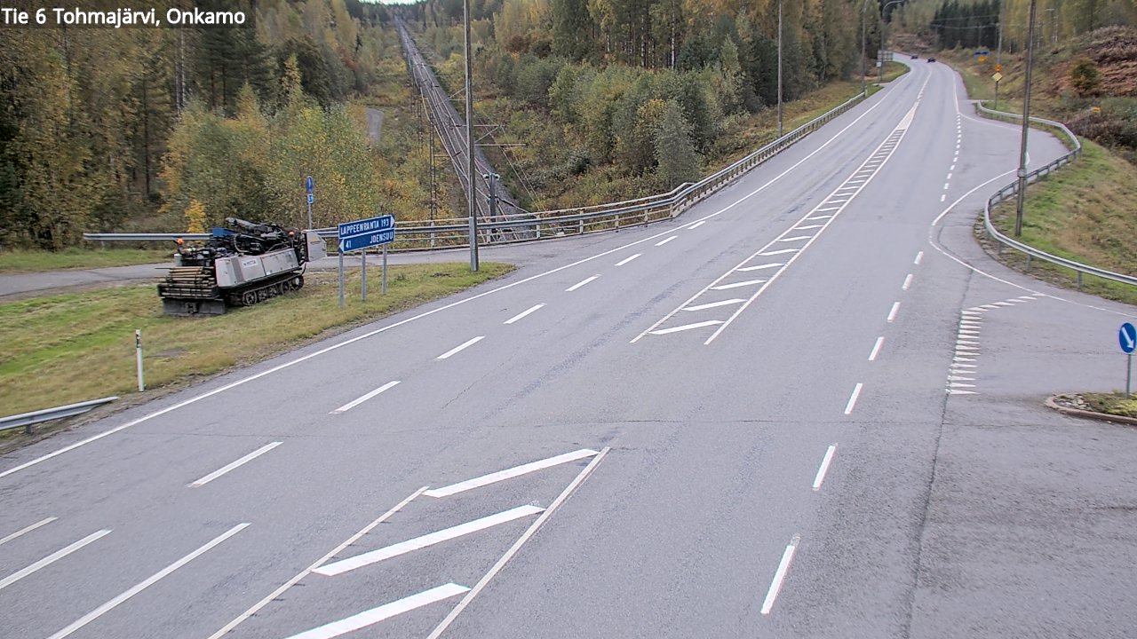 Weather Camera Image Road 6 Tohmajärvi, Onkamo, Tohmajärvi, Pohjois-Karjala
