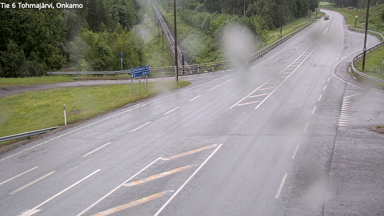 Weather Camera Image Road 6 Tohmajärvi, Onkamo, Tohmajärvi, Pohjois-Karjala