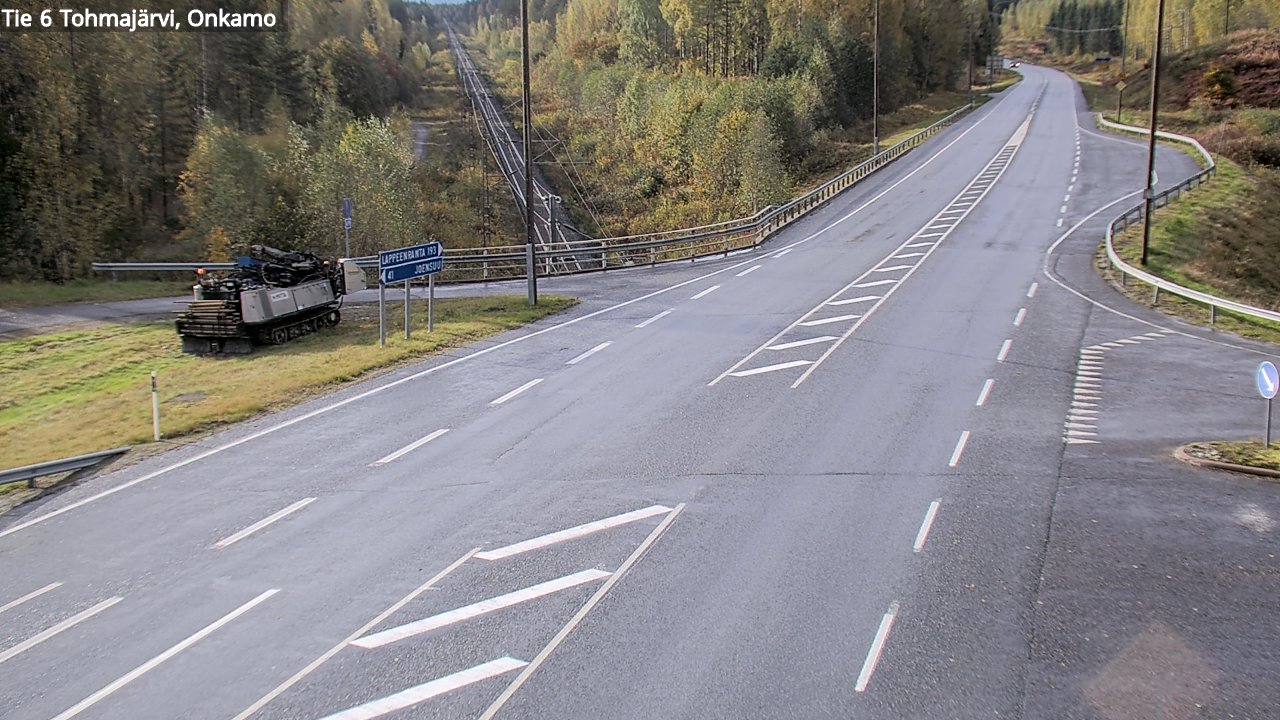 Kelikamerat Kuva Tie 6 Tohmajärvi, Onkamo, Tohmajärvi, Pohjois-Karjala