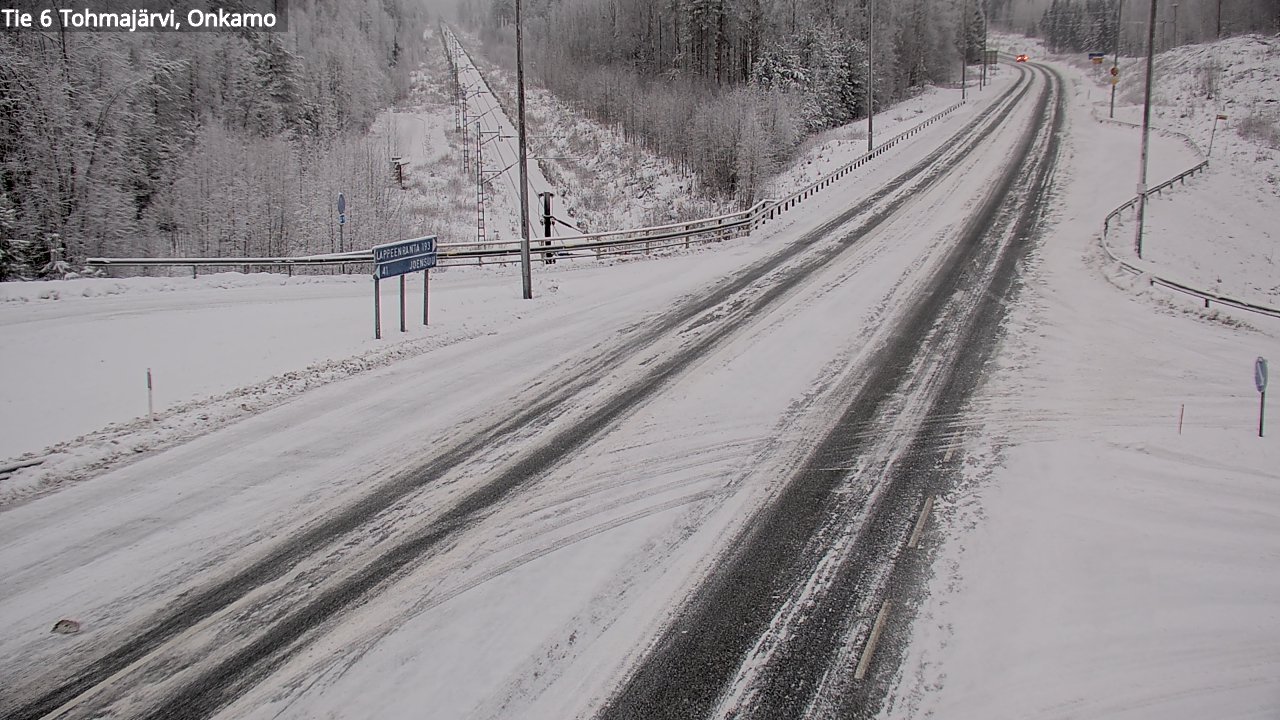 Kelikamerat Kuva Tie 6 Tohmajärvi, Onkamo, Tohmajärvi, Pohjois-Karjala