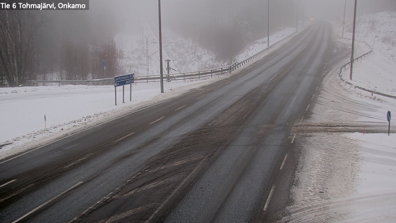 Weather Camera Image Road 6 Tohmajärvi, Onkamo, Tohmajärvi, Pohjois-Karjala