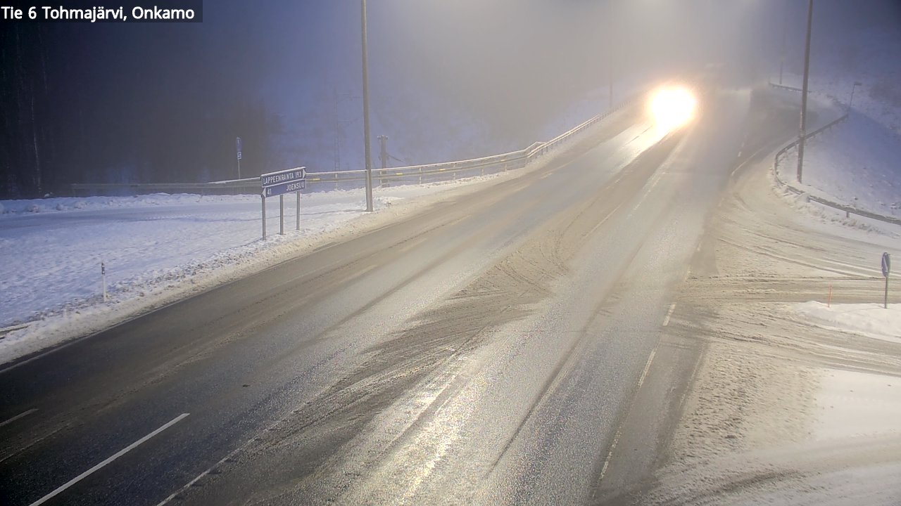 Weather Camera Image Väg 6 Tohmajärvi, Onkamo, Tohmajärvi, Pohjois-Karjala