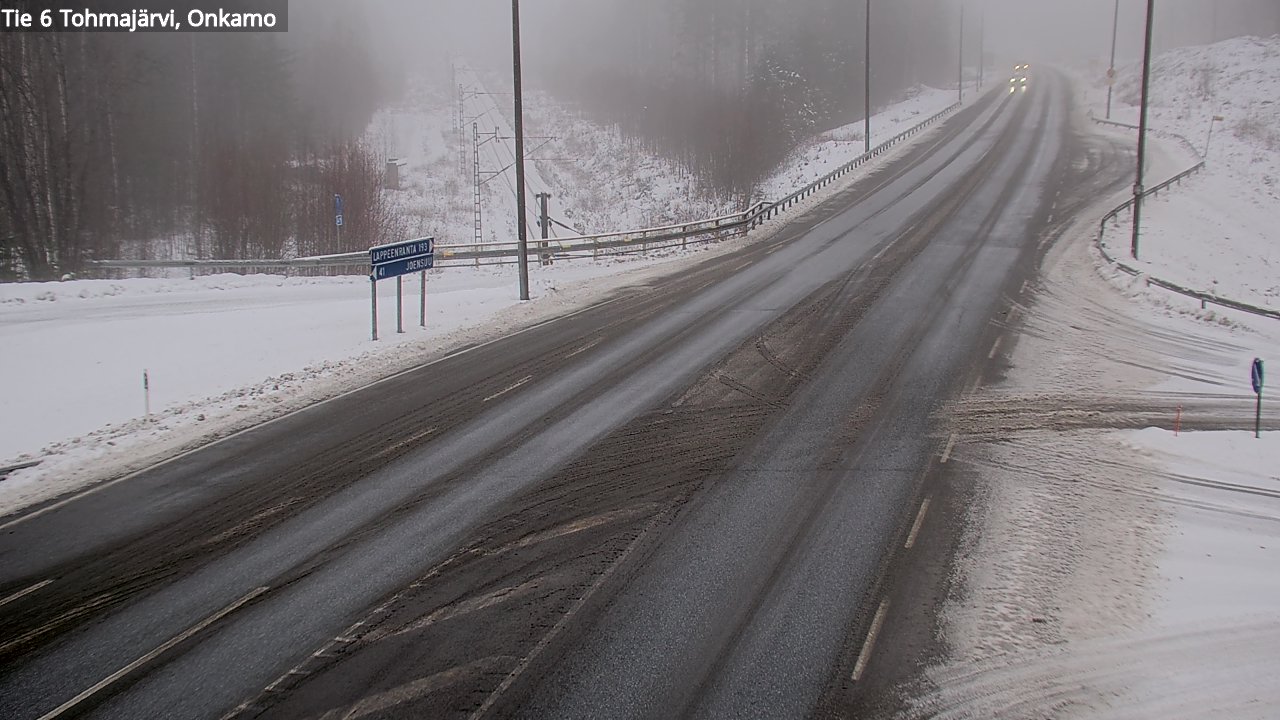 Weather Camera Image Road 6 Tohmajärvi, Onkamo, Tohmajärvi, Pohjois-Karjala