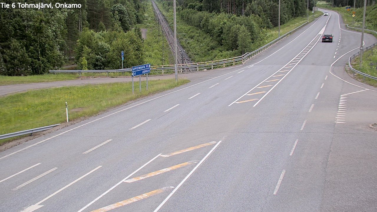 Kelikamerat Kuva Tie 6 Tohmajärvi, Onkamo, Tohmajärvi, Pohjois-Karjala