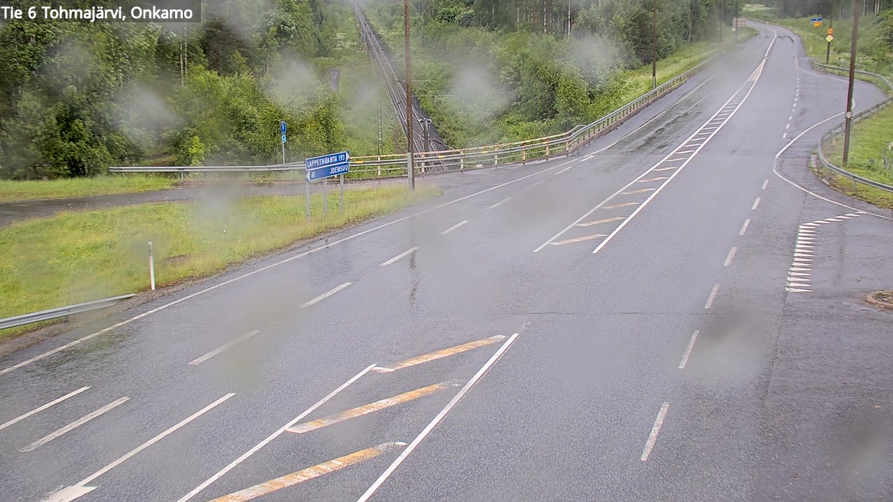 Weather Camera Image Road 6 Tohmajärvi, Onkamo, Tohmajärvi, Pohjois-Karjala