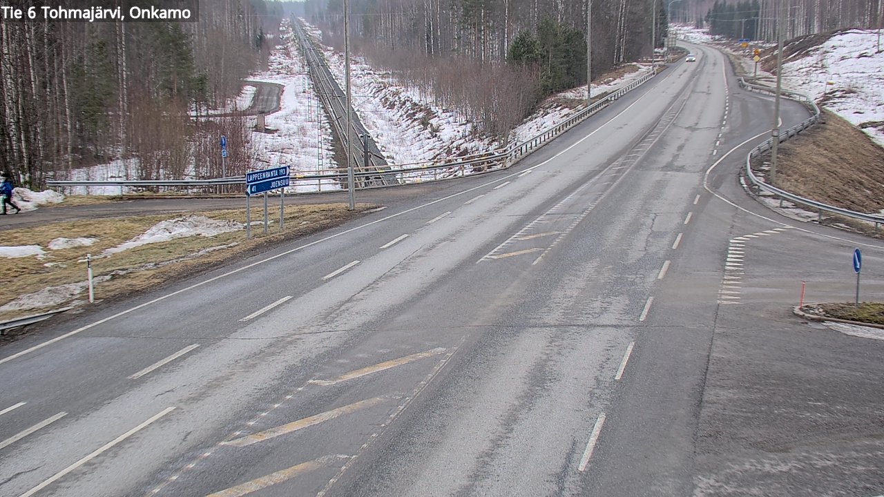 Weather Camera Image Road 6 Tohmajärvi, Onkamo, Tohmajärvi, Pohjois-Karjala