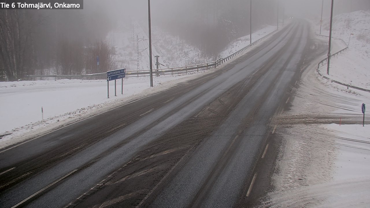 Weather Camera Image Road 6 Tohmajärvi, Onkamo, Tohmajärvi, Pohjois-Karjala