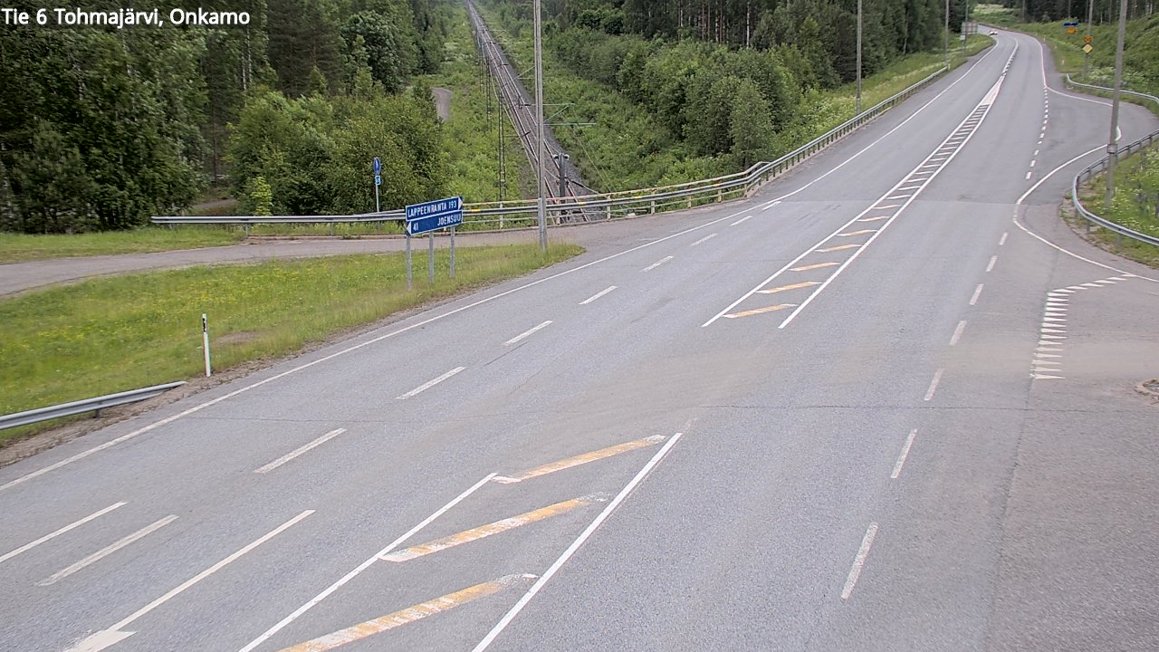Kelikamerat Kuva Tie 6 Tohmajärvi, Onkamo, Tohmajärvi, Pohjois-Karjala
