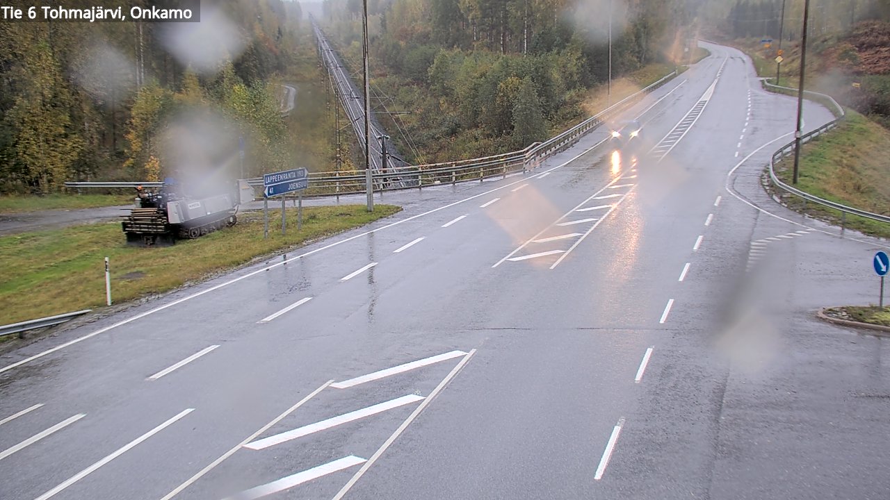 Weather Camera Image Road 6 Tohmajärvi, Onkamo, Tohmajärvi, Pohjois-Karjala