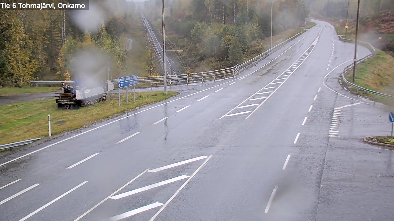 Weather Camera Image Road 6 Tohmajärvi, Onkamo, Tohmajärvi, Pohjois-Karjala