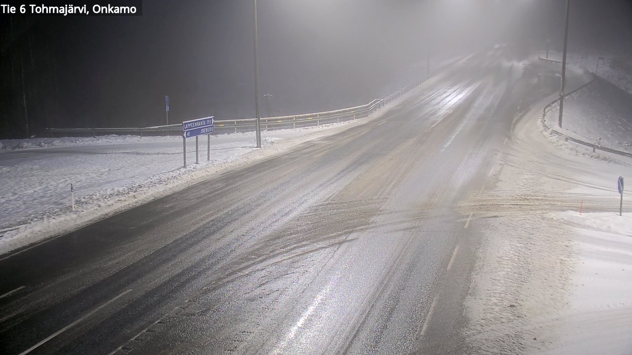 Weather Camera Image Road 6 Tohmajärvi, Onkamo, Tohmajärvi, Pohjois-Karjala