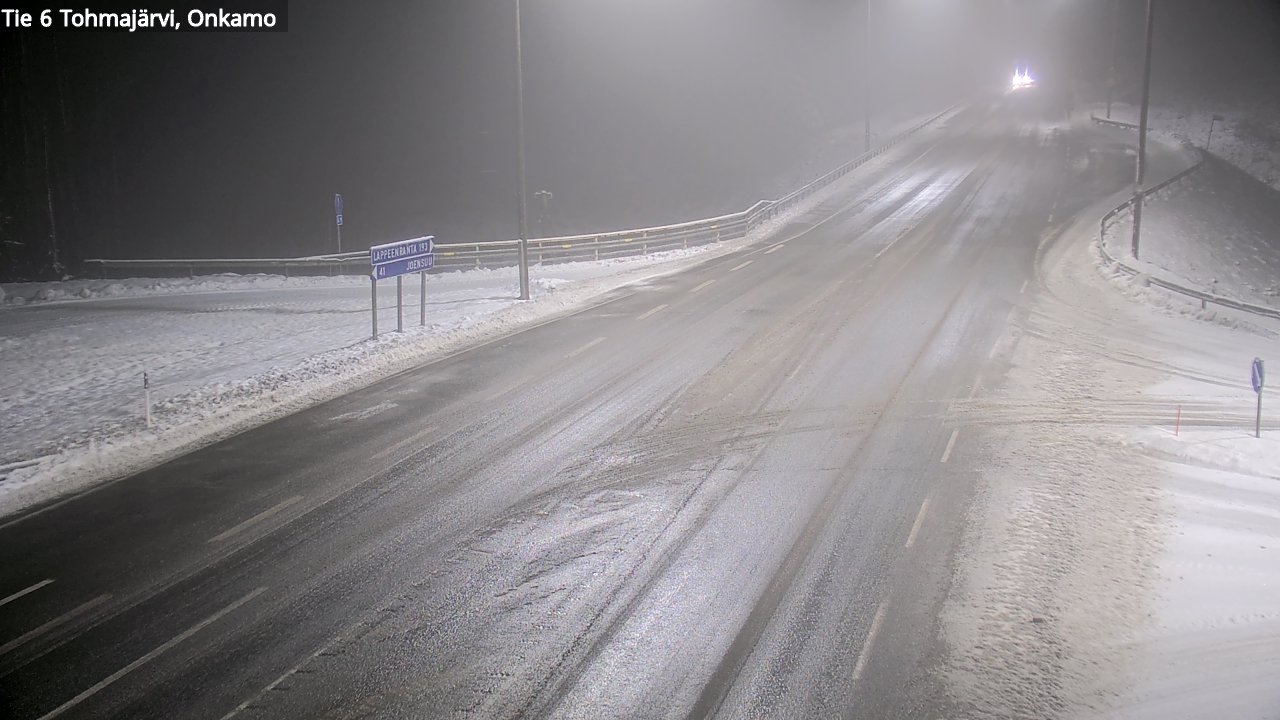 Weather Camera Image Road 6 Tohmajärvi, Onkamo, Tohmajärvi, Pohjois-Karjala